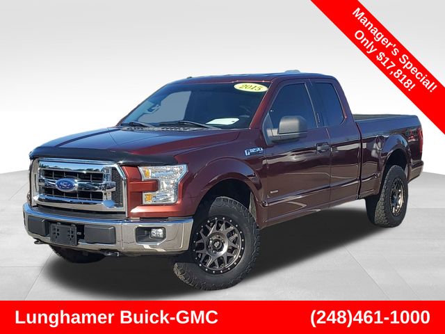 Brown 2015 Ford F-150 Pickup Truck Four-Wheel Drive 6-Speed Automatic