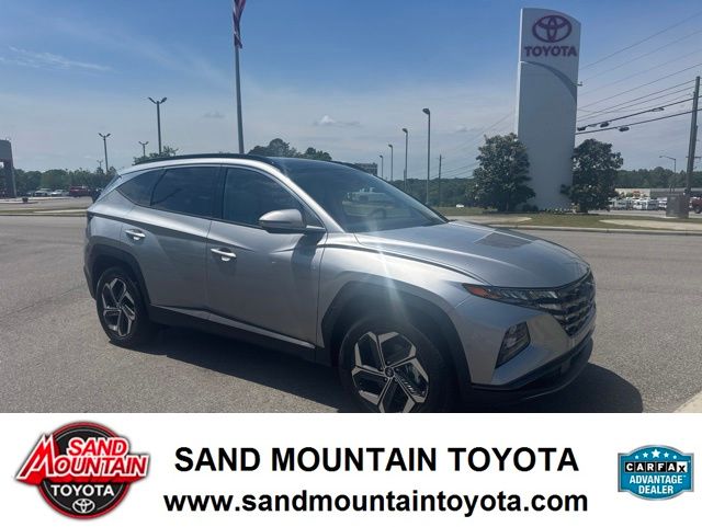 Shimmering Silver 2024 Hyundai Tucson Hybrid SUV / Crossover All-Wheel Drive 6-Speed Automatic