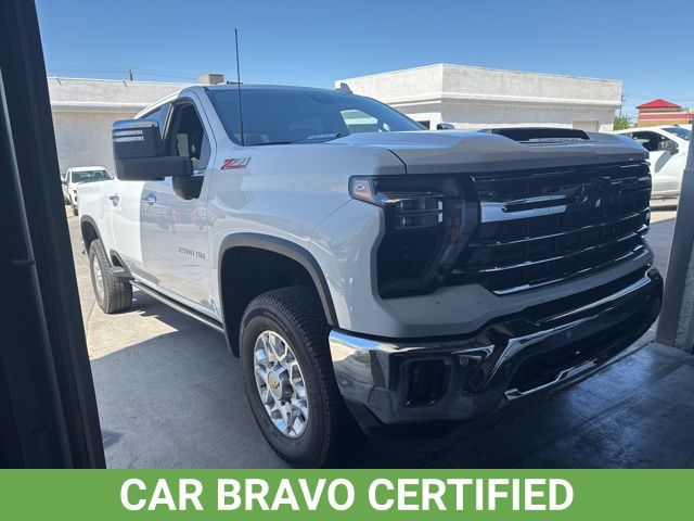 Summit White 2024 Chevrolet Silverado 2500HD LTZ Crew Cab 4WD Pickup Truck Four-Wheel Drive Automatic