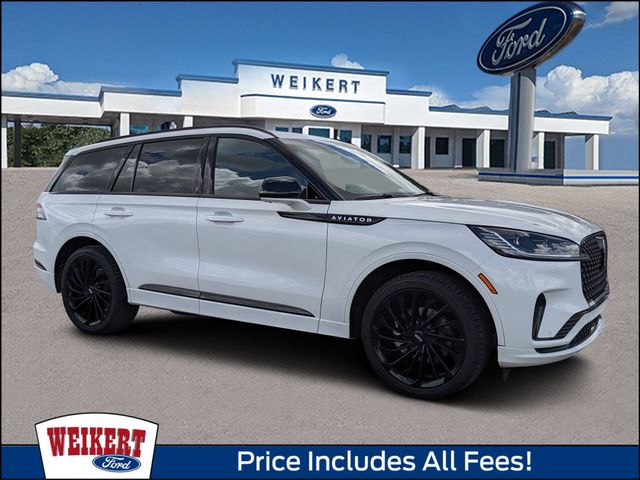 White Metallic 2025 Lincoln Aviator SUV / Crossover All-Wheel Drive Automatic