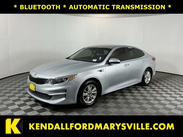 Sparkling Silver 2018 Kia Optima Sedan Front-Wheel Drive 6-Speed Automatic