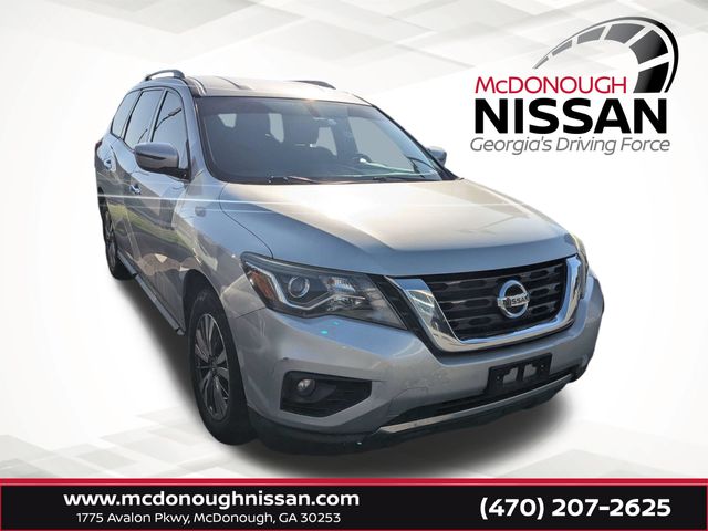 Brilliant Silver Metallic 2019 Nissan Pathfinder SUV / Crossover Front-Wheel Drive Continuously Variable Transmission