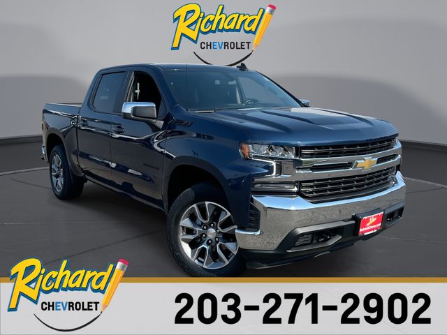 Northsky Blue Metallic 2021 Chevrolet Silverado 1500 Pickup Truck Four-Wheel Drive 8-Speed Automatic