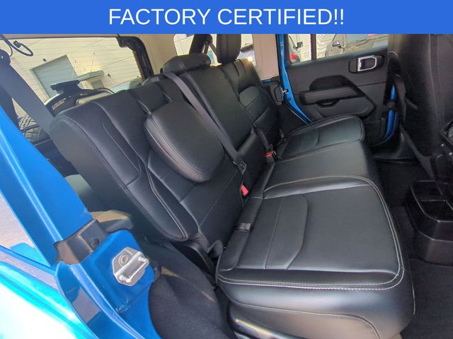 Used 2021 Blue Jeep Unlimited Sahara 4xe image 33
