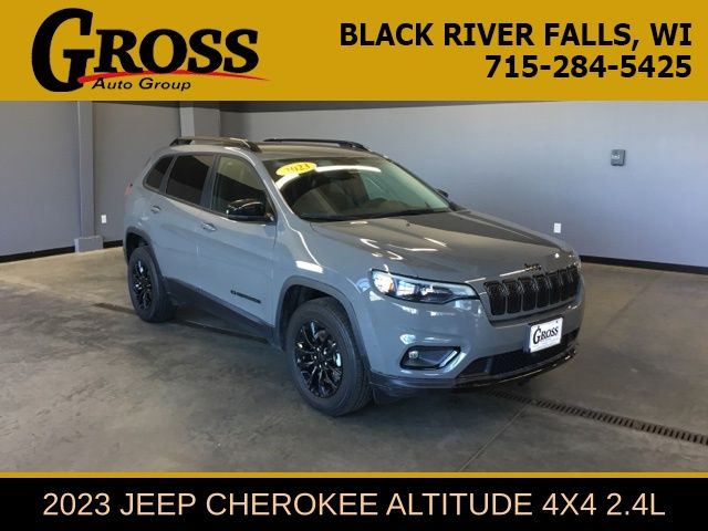 Sting-Gray Clearcoat 2023 Jeep Cherokee SUV / Crossover  9-Speed Automatic