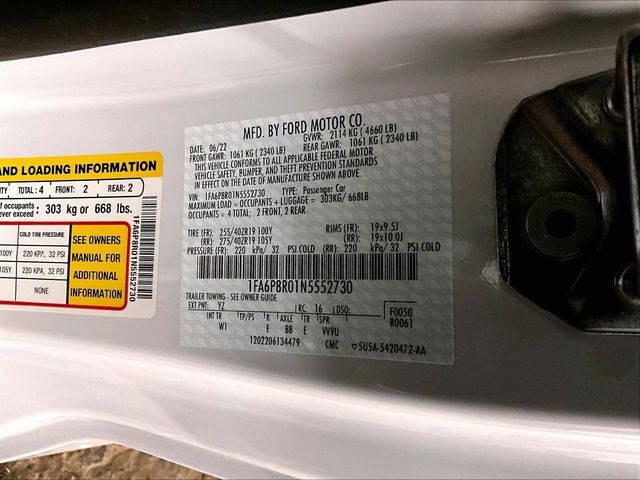 2022 Ford Mustang Mach 1 White at Luther Ford