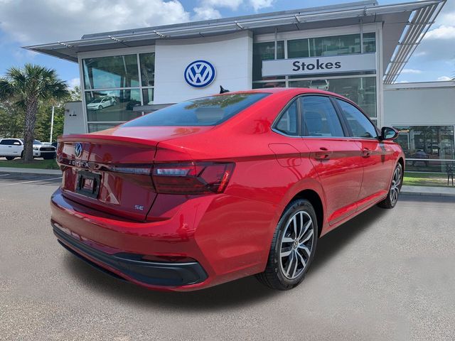 2026 Volkswagen Jetta 1.5T SE Red at Stokes Volkswagen