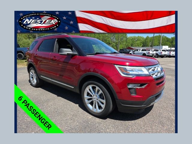 Ruby Red Metallic 2019 Ford Explorer XLT AWD SUV / Crossover All-Wheel Drive 6-Speed Automatic