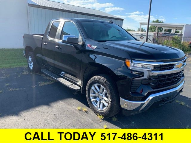 Black 2023 Chevrolet Silverado 1500 Pickup Truck Four-Wheel Drive Automatic
