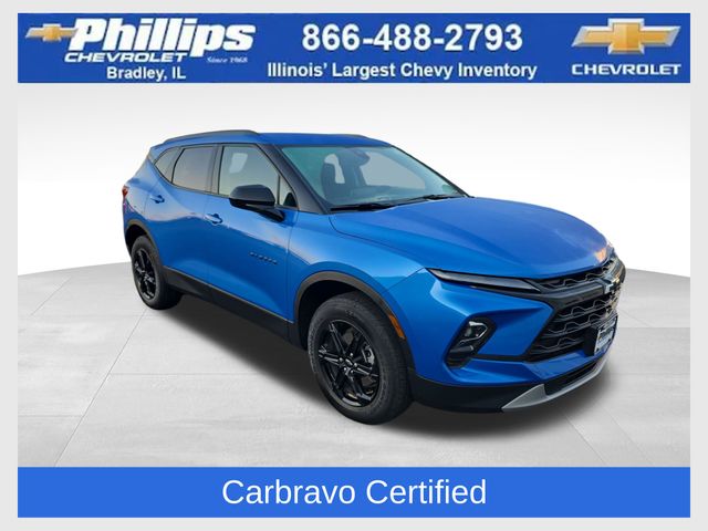 Riptide Blue Metallic 2024 Chevrolet Blazer SUV / Crossover All-Wheel Drive 9-Speed Automatic Overdrive