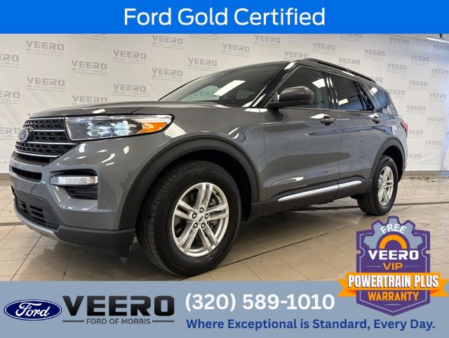 Gray Metallic 2023 Ford Explorer SUV / Crossover All-Wheel Drive Automatic