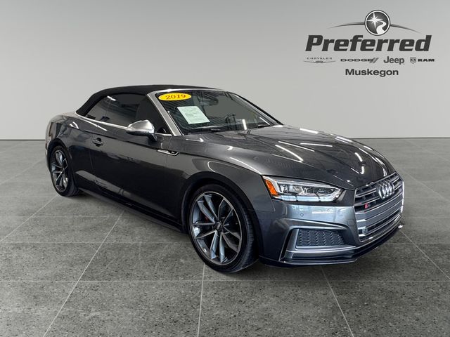 Daytona Gray Pearl 2019 Audi S5 3.0T quattro Premium Plus Cabriolet AWD Convertible All-Wheel Drive 8-Speed Automatic