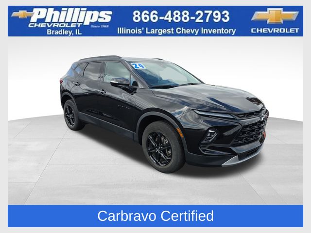 Black 2024 Chevrolet Blazer SUV / Crossover Front-Wheel Drive 9-Speed Automatic Overdrive