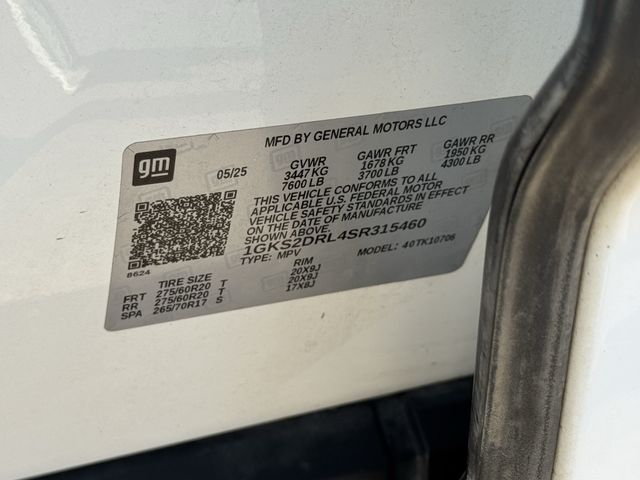 2025 GMC Yukon Denali White at Martin Chrysler Dodge Jeep Ram