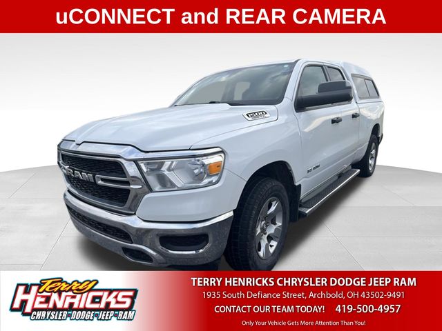 Bright White Clearcoat 2019 RAM 1500 Pickup Truck Four-Wheel Drive 8-Speed Automatic