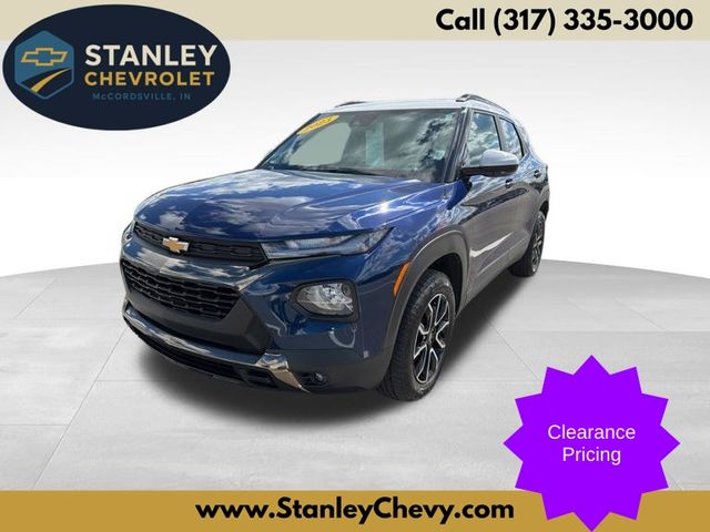 Blue 2023 Chevrolet Trailblazer SUV / Crossover Four-Wheel Drive 9-Speed Automatic