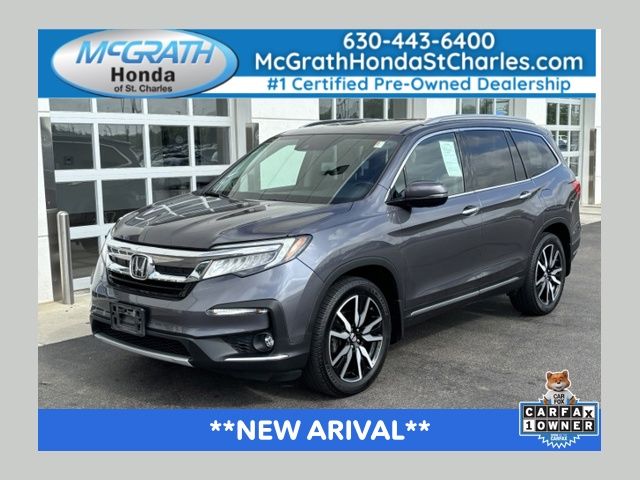 Gray (Modern Steel Metallic) 2019 Honda Pilot SUV / Crossover All-Wheel Drive 9-Speed Automatic