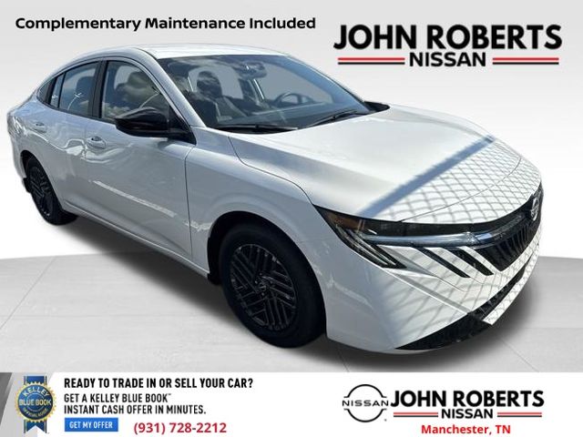 White (Fresh Powder) 2026 Nissan Sentra Sedan Front-Wheel Drive Continuously Variable Transmission