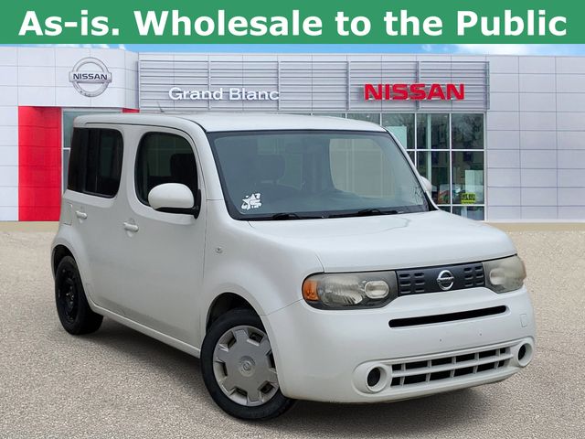 Pearl White Metallic 2013 Nissan Cube 1.8 S Wagon Front-Wheel Drive Continuously Variable Transmission