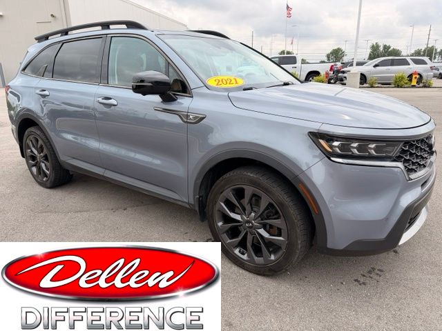 Everlasting Silver 2021 Kia Sorento SX Prestige X-Line AWD SUV / Crossover All-Wheel Drive 8-Speed Dual Clutch
