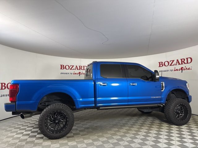 2020 Blue Ford F-250SD Platinum 4X4 Truck