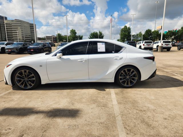 2024 Lexus IS 350 F SPORT White at Westside Lexus
