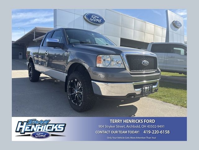 Dark Shadow Gray Clearcoat Metallic 2006 Ford F-150 XLT SuperCab Styleside SB 4WD Pickup Truck Four-Wheel Drive 4-Speed Automatic Overdrive