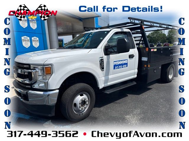 Oxford White 2021 Ford F-350 Super Duty Chassis Pickup Truck Four-Wheel Drive Automatic