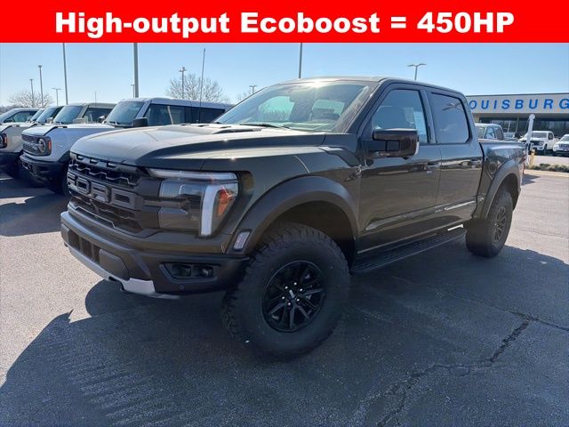 Shelter Green 2026 Ford F-150 Raptor SuperCrew 4WD Pickup Truck Four-Wheel Drive Automatic