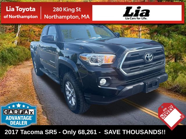 Black 2017 Toyota Tacoma Pickup Truck Four-Wheel Drive 6-Speed Automatic