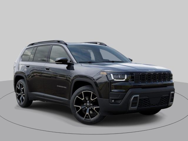Diamond Black Crystal Pearlcoat 2026 Jeep Cherokee SUV / Crossover Four-Wheel Drive Continuously Variable Transmission