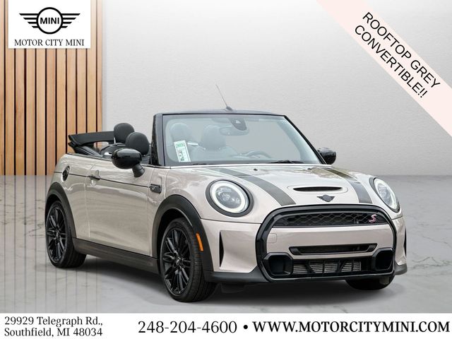 Rooftop Gray Metallic 2024 MINI Cooper Convertible Front-Wheel Drive 7-Speed Automatic