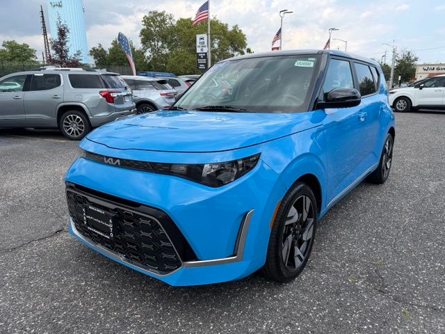 Surf Blue w/Black Roof 2024 Kia Soul SUV / Crossover Front-Wheel Drive Continuously Variable Transmission
