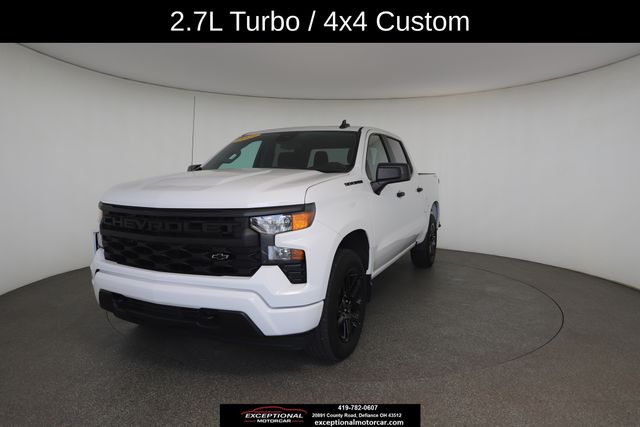 Summit White 2023 Chevrolet Silverado 1500 Pickup Truck Four-Wheel Drive 8-Speed Automatic