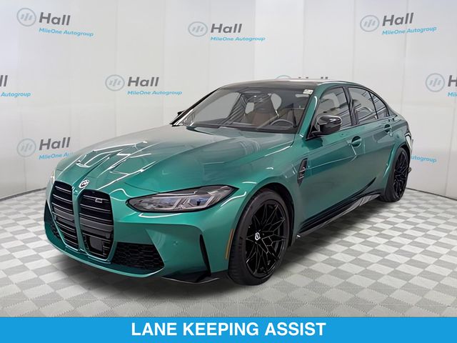 Isle of Man Green Metallic 2023 BMW M3 Sedan All-Wheel Drive 8-Speed Automatic