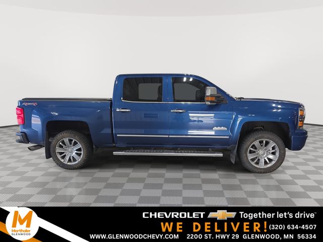 Deep Ocean Blue Metallic 2015 Chevrolet Silverado 1500 Pickup Truck Four-Wheel Drive 6-Speed Automatic Overdrive