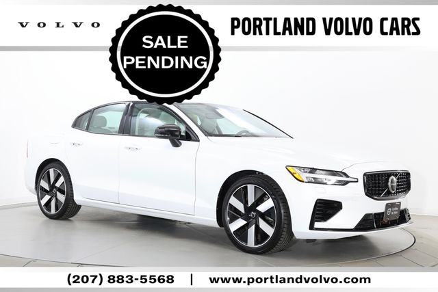 Crystal White 2024 Volvo S60 Sedan All-Wheel Drive Automatic