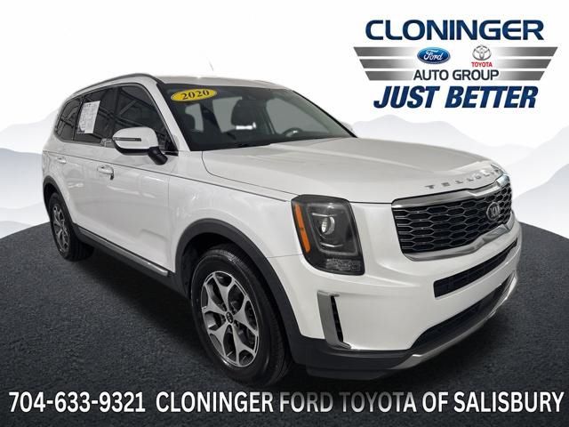 Snow White Pearl 2020 Kia Telluride SUV / Crossover Front-Wheel Drive 8-Speed Automatic