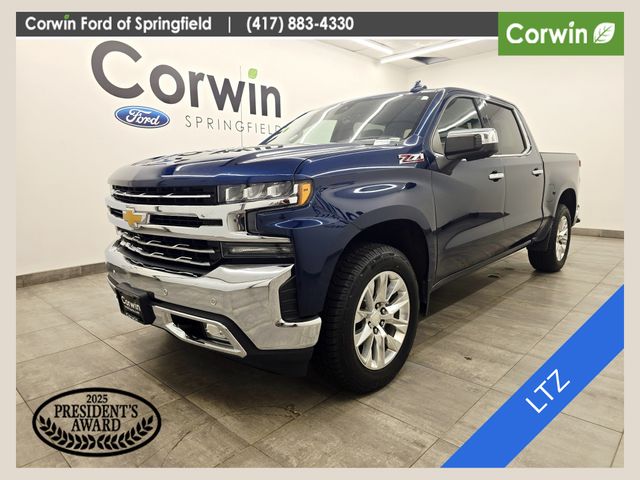 Northsky Blue Metallic 2019 Chevrolet Silverado 1500 Pickup Truck Four-Wheel Drive Automatic