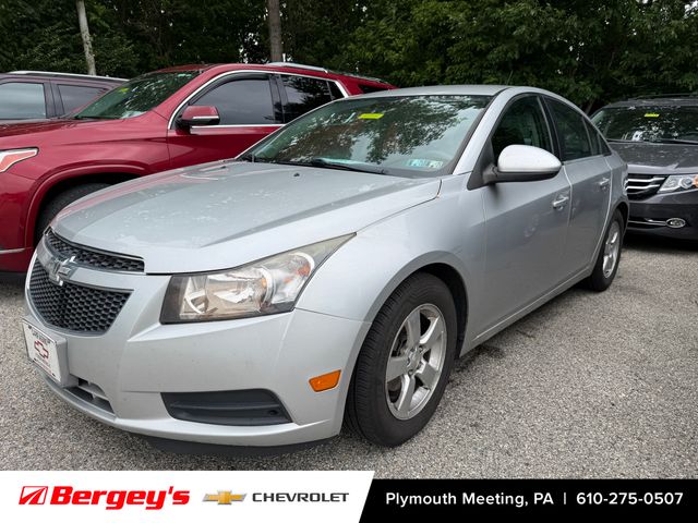 Silver Ice Metallic 2014 Chevrolet Cruze Sedan Front-Wheel Drive 6-Speed Automatic Overdrive