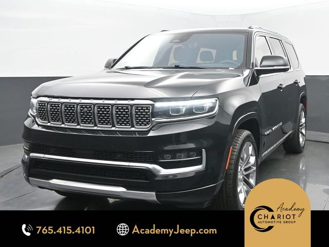 Diamond Black Crystal Pearlcoat 2022 Jeep Grand Wagoneer Series II 4WD SUV / Crossover Four-Wheel Drive 8-Speed Automatic
