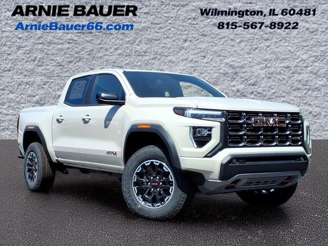Coastal Dune 2026 GMC Canyon AT4 Crew Cab 4WD Pickup Truck Four-Wheel Drive 8-Speed Automatic