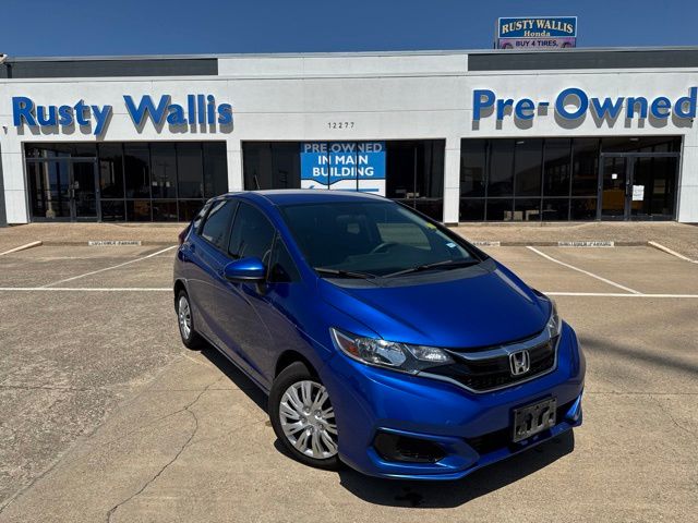 Aegean Blue Metallic 2019 Honda Fit Hatchback Front-Wheel Drive Continuously Variable Transmission