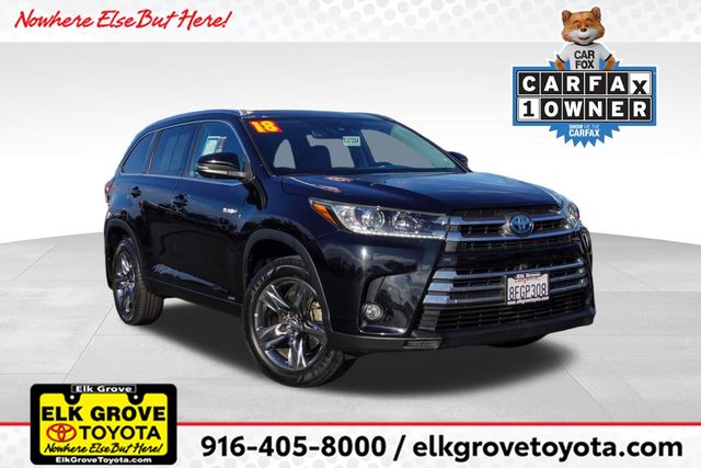 used 2018 Toyota Highlander Hybrid car, priced at $18,399