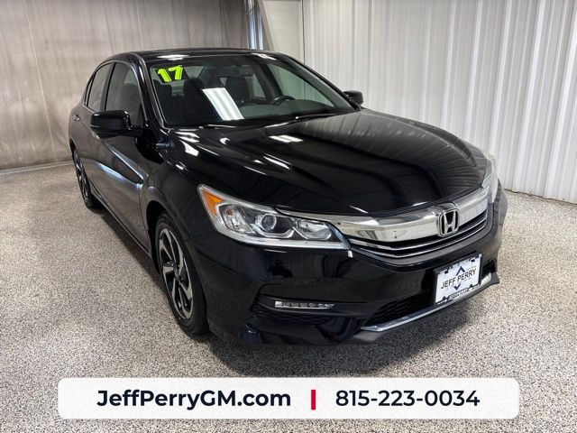 Black 2017 Honda Accord Sedan Front-Wheel Drive Continuously Variable Transmission