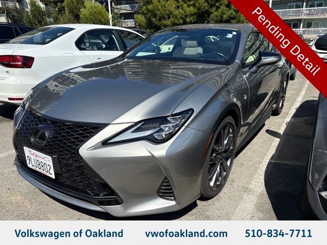 Atomic Silver 2019 Lexus RC Coupe Rear-Wheel Drive 8-Speed Automatic