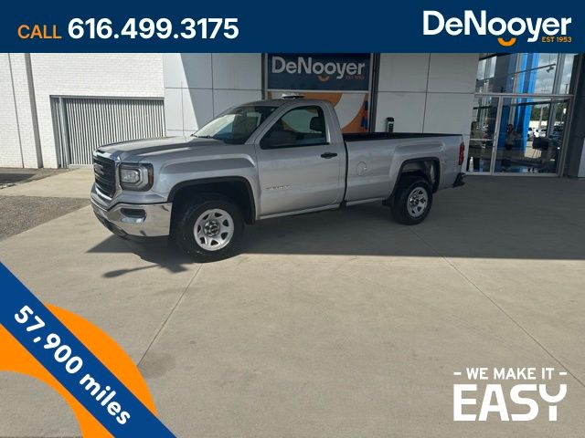 Quicksilver Metallic 2017 GMC Sierra 1500 Pickup Truck 4X2 6-Speed Automatic Overdrive