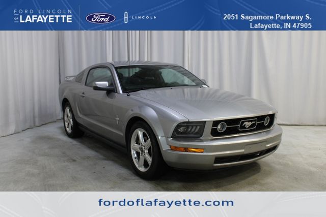 Silver 2008 Ford Mustang V6 Deluxe Coupe RWD Coupe Rear-Wheel Drive 5-Speed Automatic