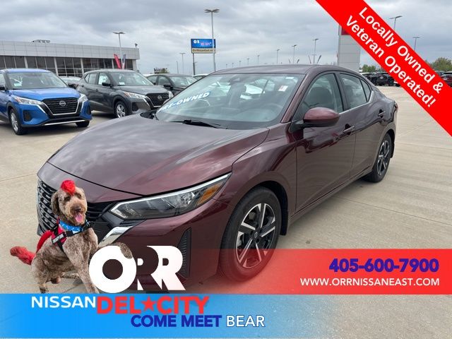 Rosewood 2025 Nissan Sentra SV FWD Sedan Front-Wheel Drive Continuously Variable Transmission