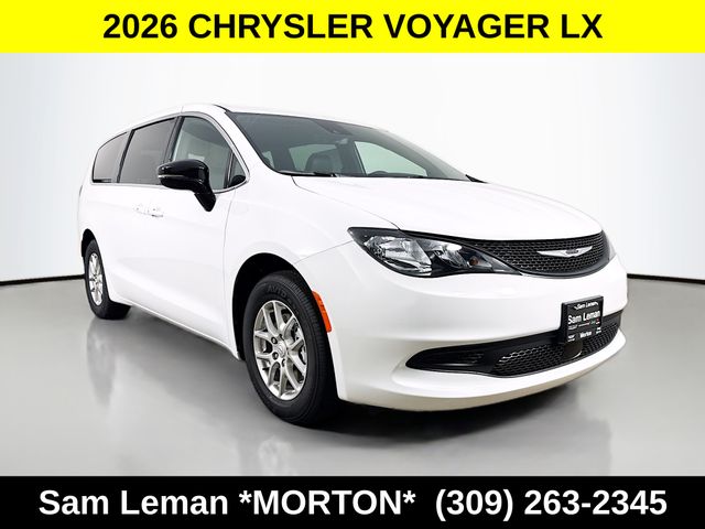Bright White Clearcoat 2026 Chrysler Voyager LX FWD Minivan Front-Wheel Drive 9-Speed Automatic